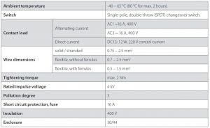 جدول مشخصات ترموستات دانفوس Danfoss کد KP61 - پیشرو صنعت آزما