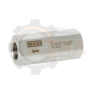 شیر یکطرفه (Check valve) ویکا WIKA مدل CV - پیشرو صنعت ازما